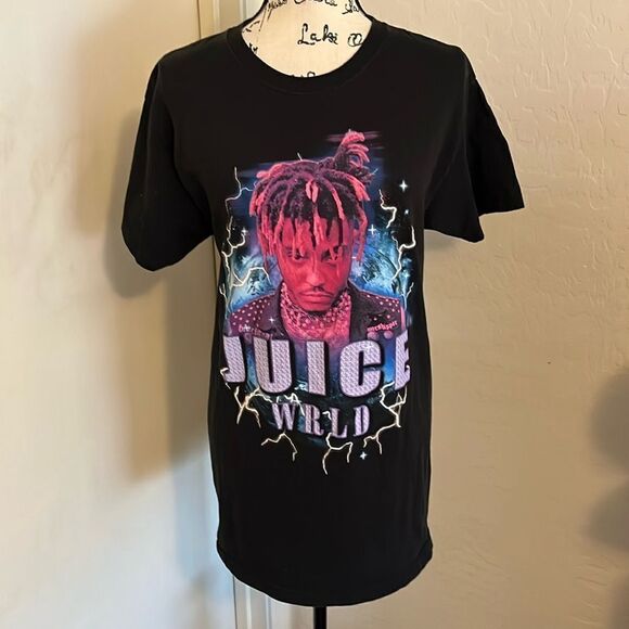 Juice Wrld Black Graphic Shirt - Picture 1 of 7